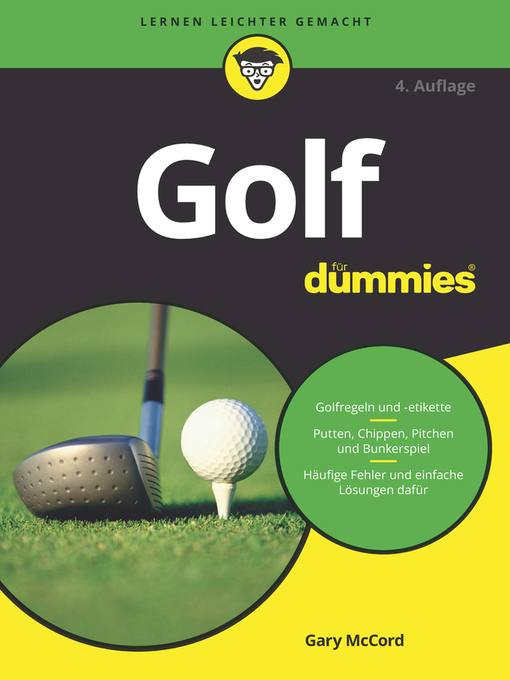 Cover image for Golf für Dummies